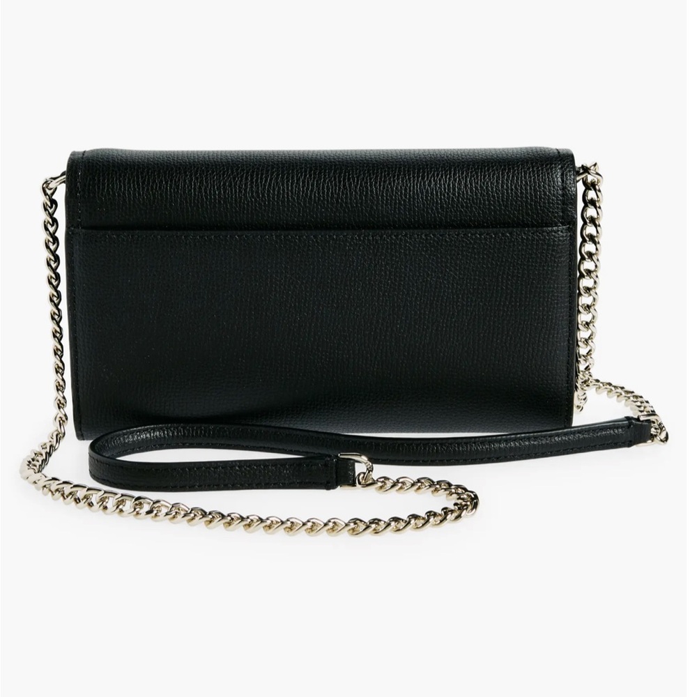 Kate Spade Cameron Wallet Black Crossbody Bag with Chain Strap - Picture 9 of 9